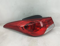 2011-2013 Hyundai Elantra Tail Light Assembly Passenger Right OEM P/N:120508A Fits Fits 2011 2012 2013 OEM Used Auto Parts -