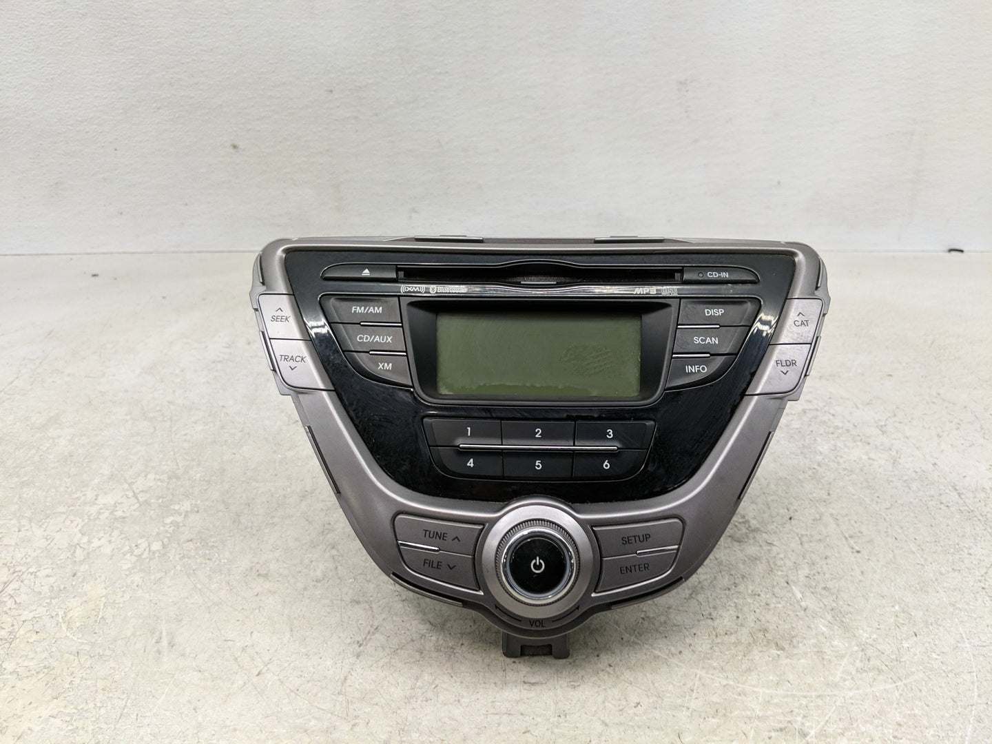 2011-2013 Hyundai Elantra Radio AM FM Cd Player Receiver Replacement P/N:96170-3X161RA5 Fits Fits 2011 2012 2013 OEM Used Au
