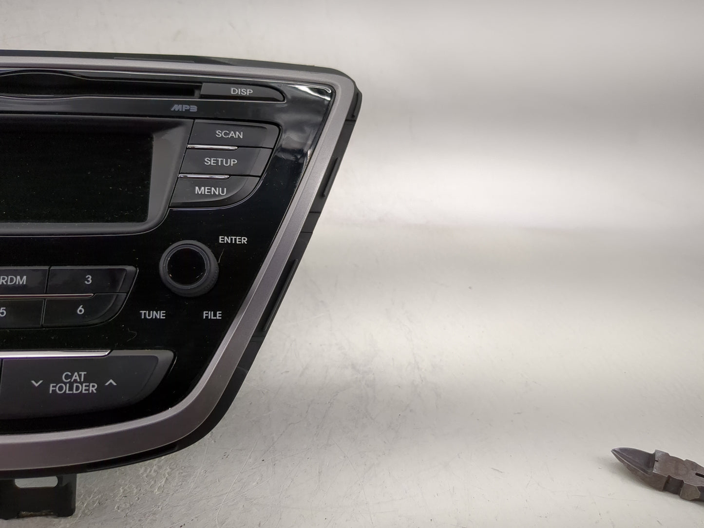 2013 Hyundai Elantra Radio AM FM Cd Player Receiver Replacement P/N:96170-3X165RA5 Fits OEM Used Auto Parts - Oemusedautopar