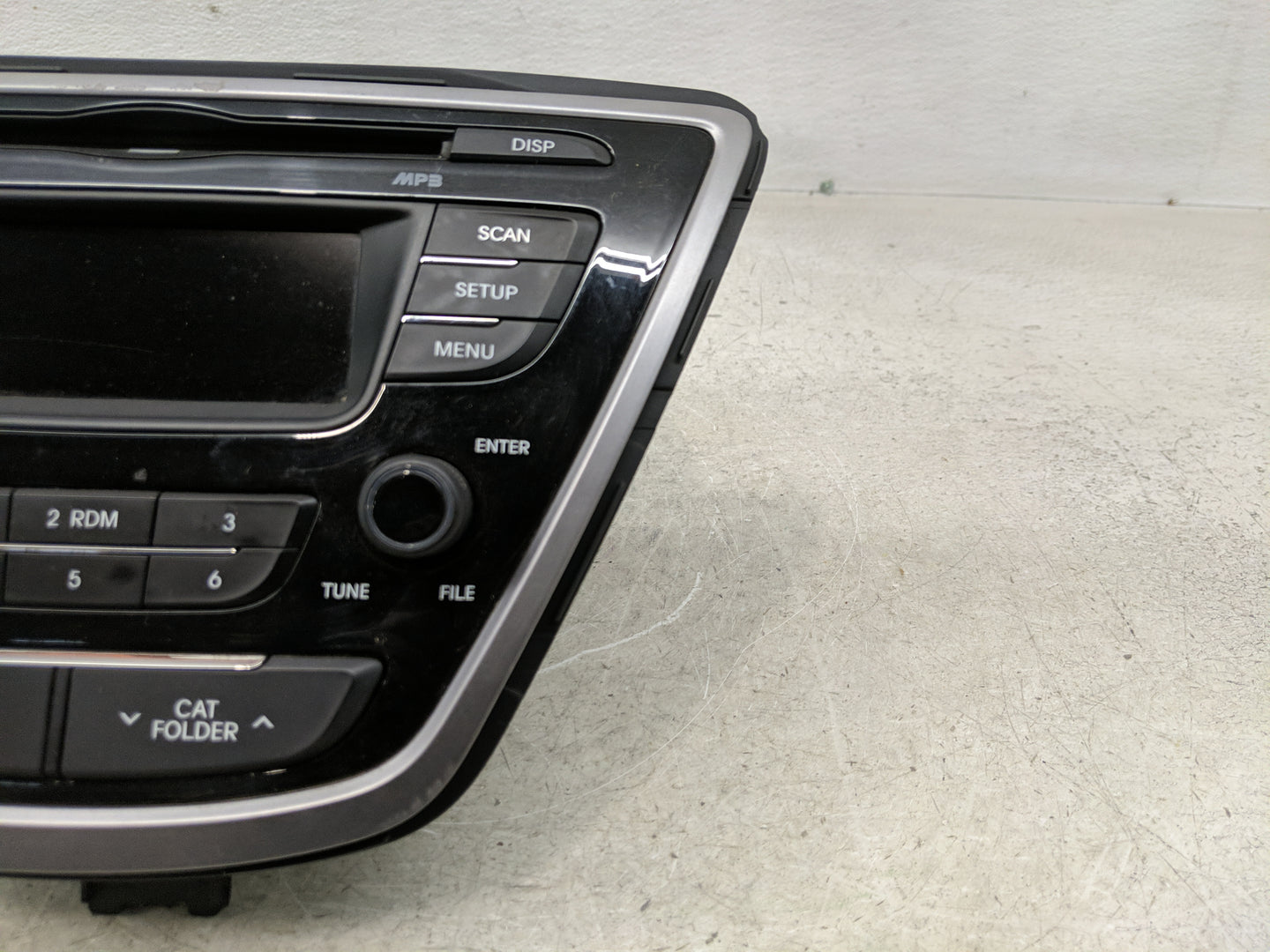 2013 Hyundai Elantra Radio AM FM Cd Player Receiver Replacement P/N:96170-3X155RA5 Fits OEM Used Auto Parts - Oemusedautopar