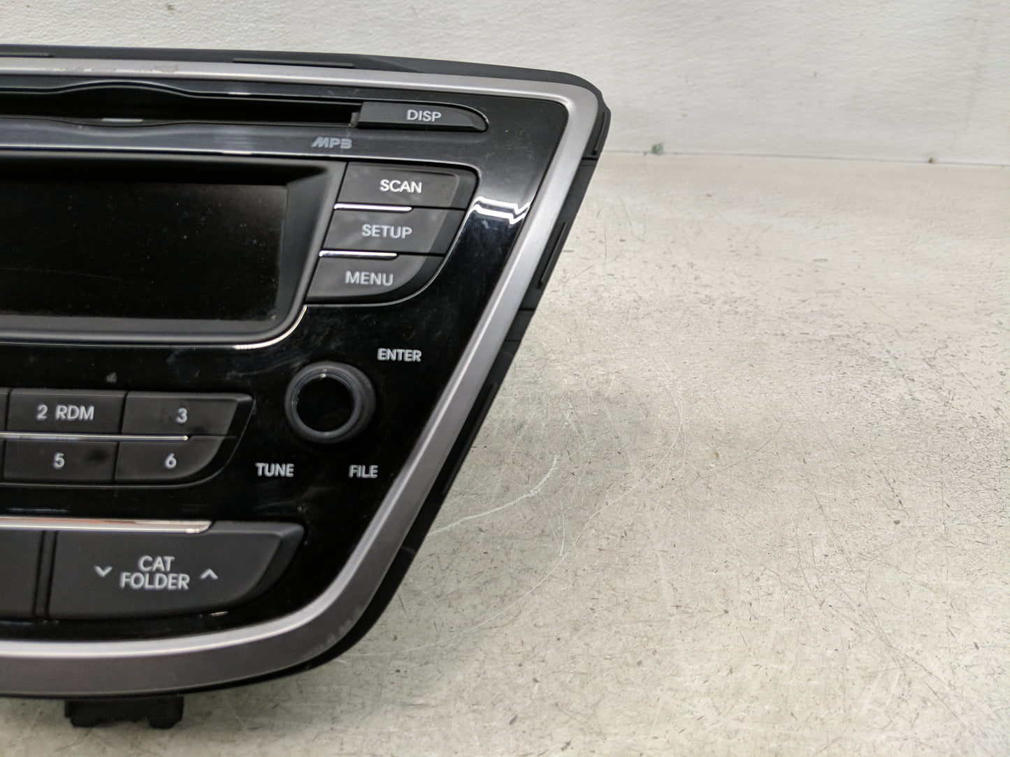 2013 Hyundai Elantra Radio AM FM Cd Player Receiver Replacement P/N:96170-3X155RA5 Fits OEM Used Auto Parts - Oemusedautopar