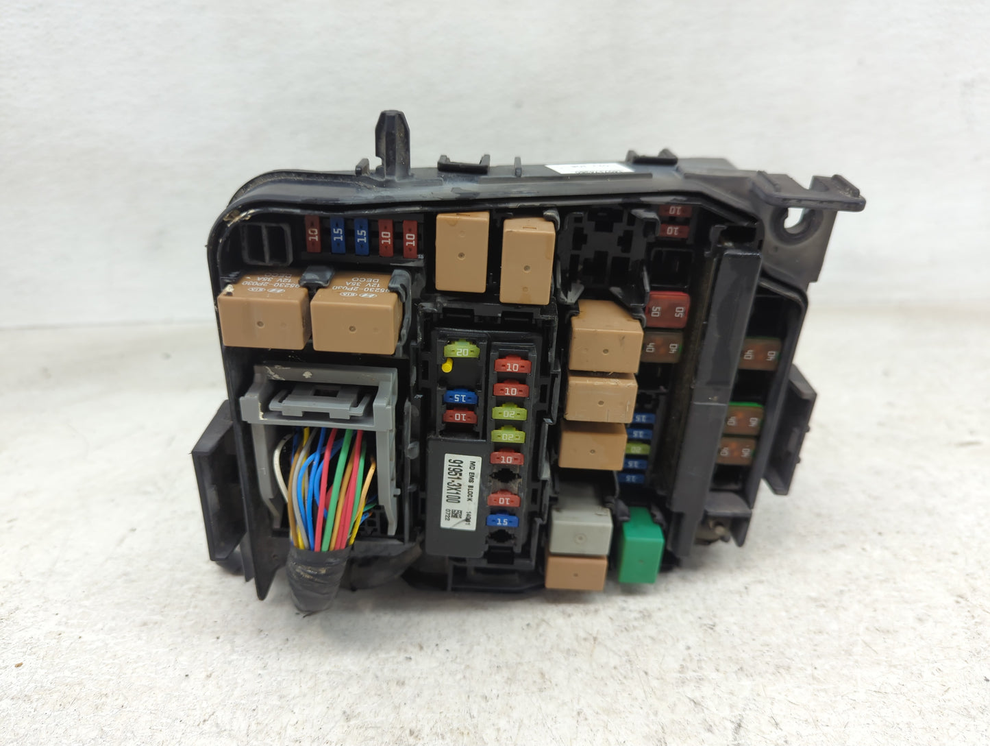 2011-2013 Hyundai Elantra Fusebox Fuse Box Panel Relay Module P/N:91950-3X510 91207-47162, 91957-2X100 Fits Fits 2011 2012 2