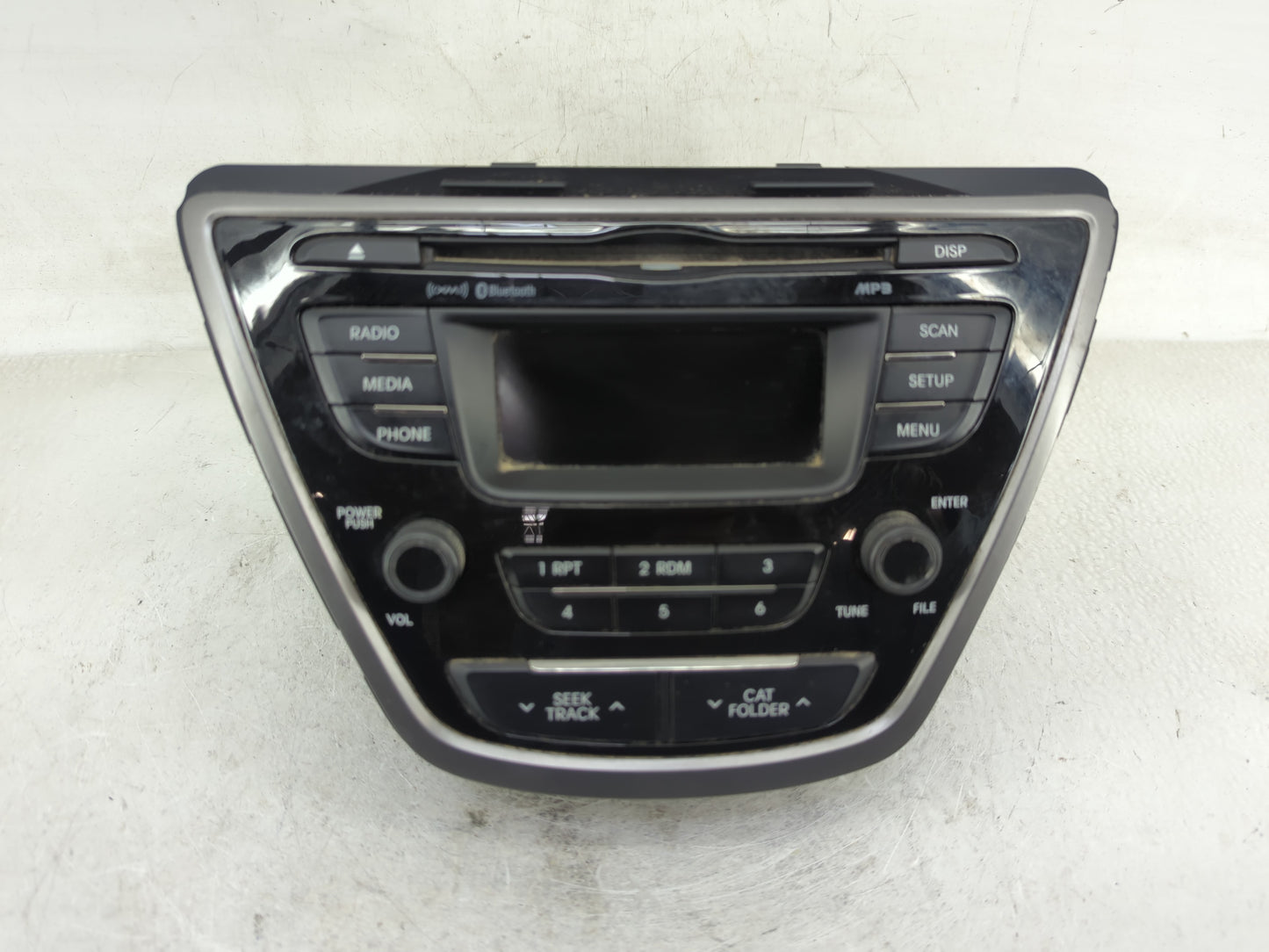 2013 Hyundai Elantra Radio AM FM Cd Player Receiver Replacement P/N:96170-3X165RA5 Fits OEM Used Auto Parts - Oemusedautopar