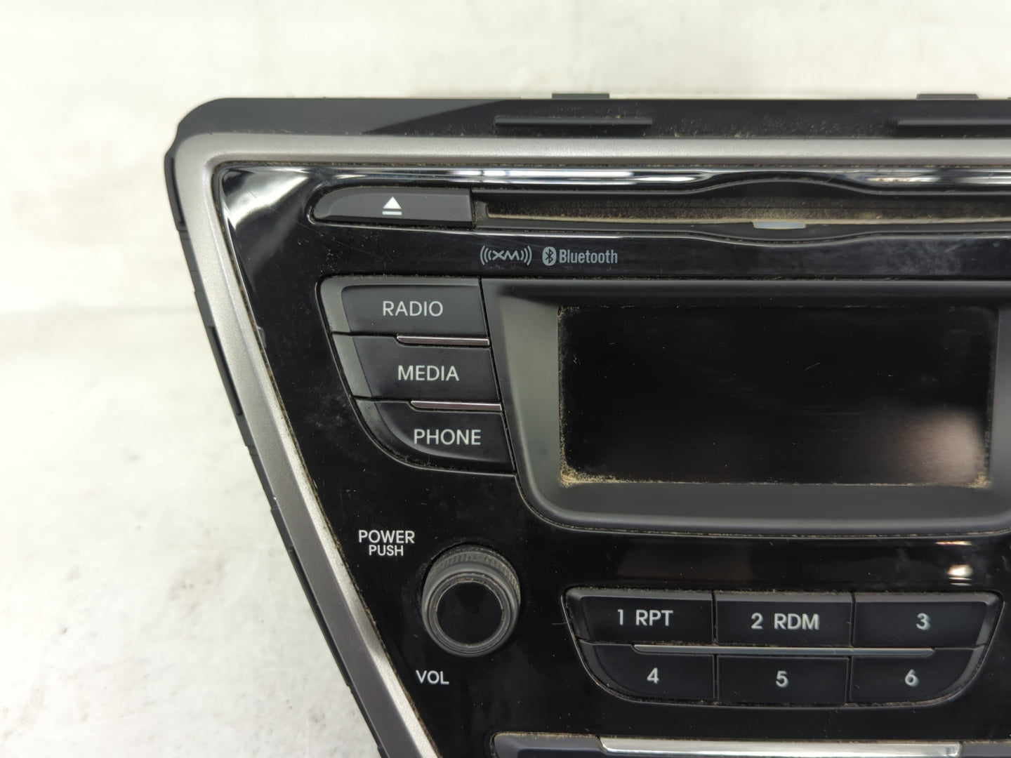 2013 Hyundai Elantra Radio AM FM Cd Player Receiver Replacement P/N:96170-3X165RA5 Fits OEM Used Auto Parts - Oemusedautopar