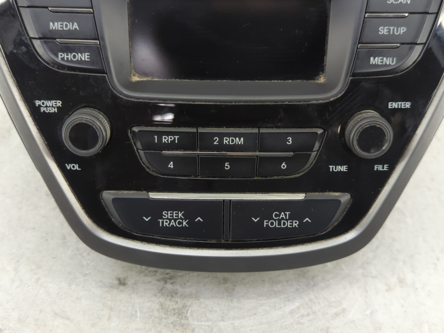 2013 Hyundai Elantra Radio AM FM Cd Player Receiver Replacement P/N:96170-3X165RA5 Fits OEM Used Auto Parts - Oemusedautopar