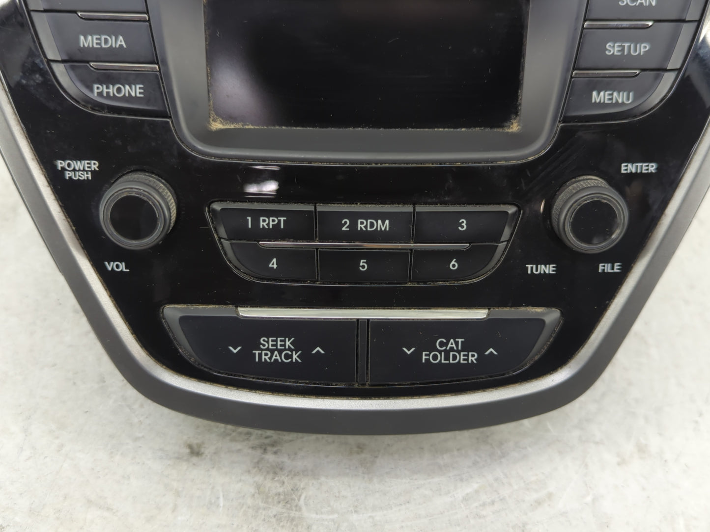 2013 Hyundai Elantra Radio AM FM Cd Player Receiver Replacement P/N:96170-3X165RA5 Fits OEM Used Auto Parts - Oemusedautopar