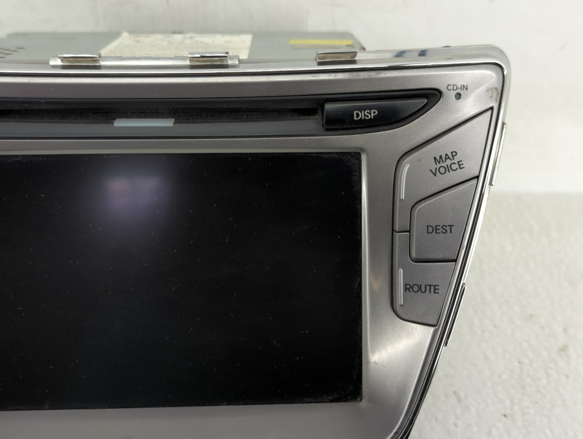2013-2013 Hyundai Elantra Information Radio Display Screen - Oemusedautoparts1.com