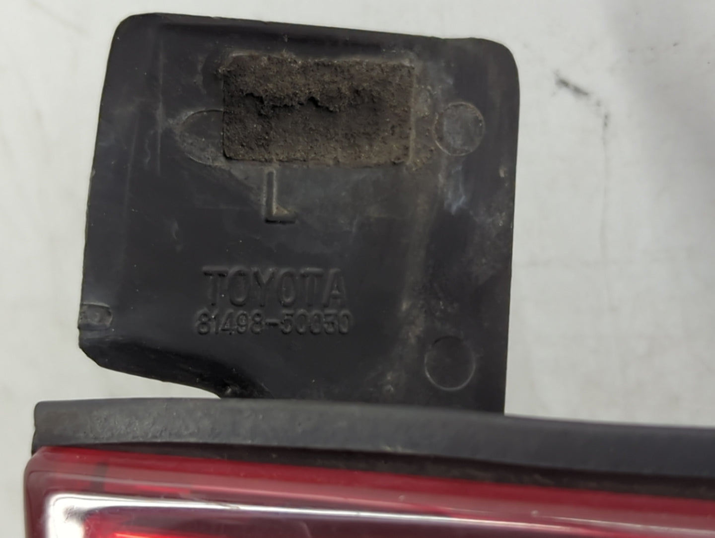 2011-2013 Hyundai Elantra Tail Light Assembly Driver Left OEM P/N:81498-50030 Fits Fits 2011 2012 2013 OEM Used Auto Parts -