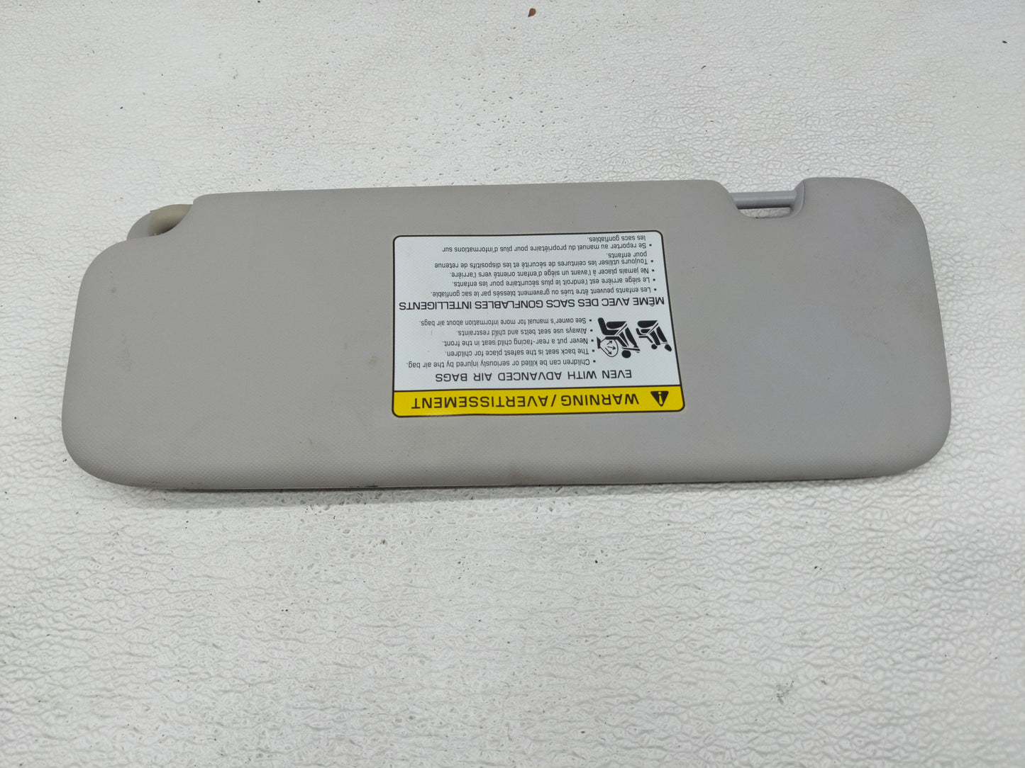 2013-2017 Hyundai Elantra Sun Visor Shade Replacement Passenger Right Mirror Fits Fits 2013 2014 2015 2016 2017 OEM Used Aut