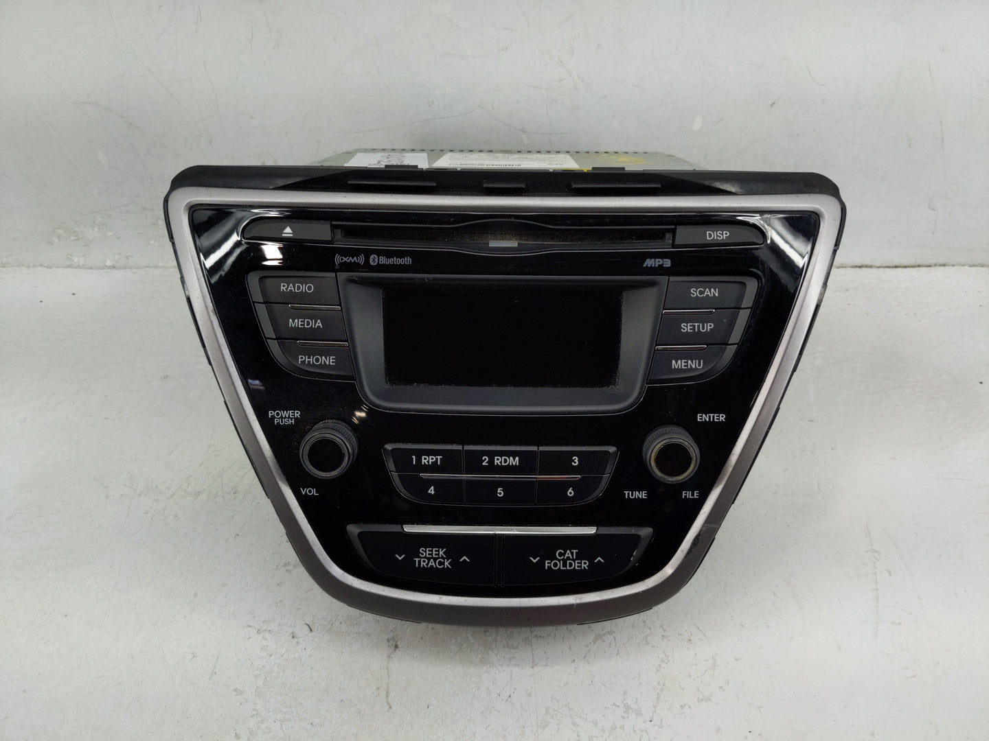 2013 Hyundai Elantra Radio AM FM Cd Player Receiver Replacement P/N:96170-3X165RA5 Fits OEM Used Auto Parts - Oemusedautopar