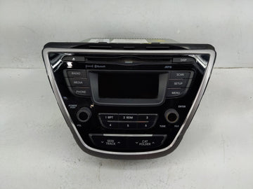 2013 Hyundai Elantra Radio AM FM Cd Player Receiver Replacement P/N:96170-3X165RA5 Fits OEM Used Auto Parts - Oemusedautopar
