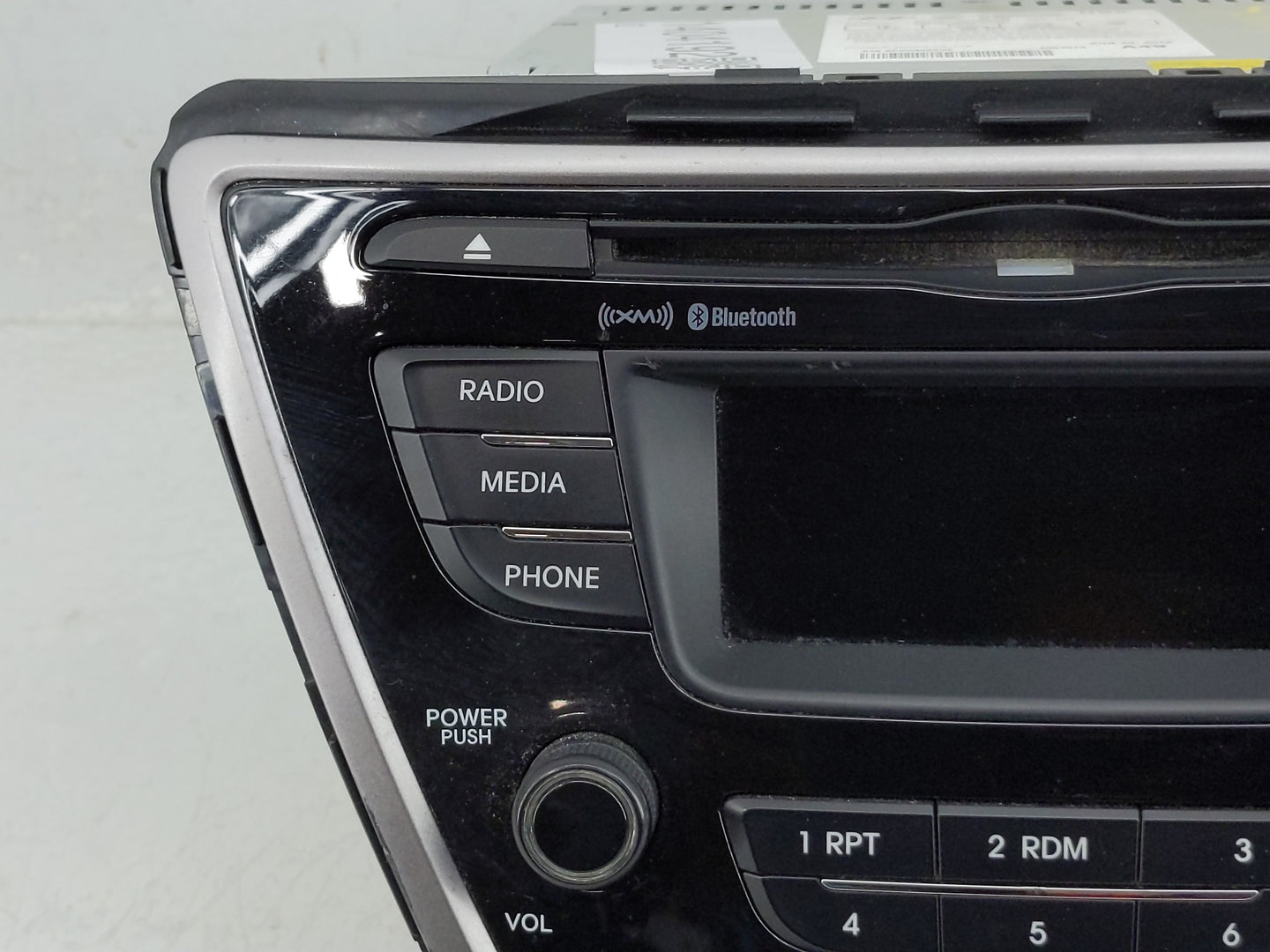 2013 Hyundai Elantra Radio AM FM Cd Player Receiver Replacement P/N:96170-3X165RA5 Fits OEM Used Auto Parts - Oemusedautopar