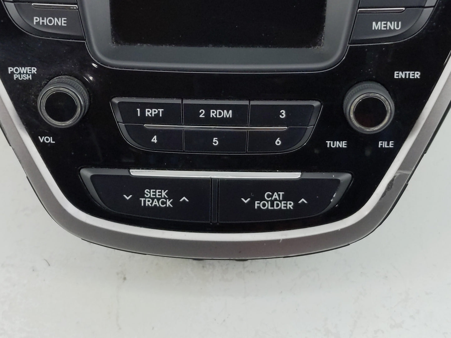 2013 Hyundai Elantra Radio AM FM Cd Player Receiver Replacement P/N:96170-3X165RA5 Fits OEM Used Auto Parts - Oemusedautopar