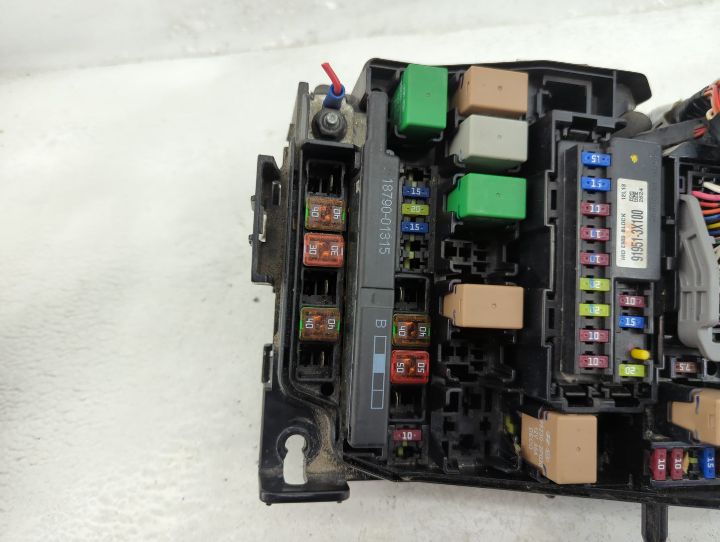 2011-2013 Hyundai Elantra Fusebox Fuse Box Panel Relay Module P/N:91950-3X711 Fits Fits 2011 2012 2013 OEM Used Auto Parts -