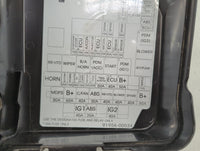 2011-2013 Hyundai Elantra Fusebox Fuse Box Panel Relay Module P/N:91956-00034 Fits Fits 2011 2012 2013 OEM Used Auto Parts -
