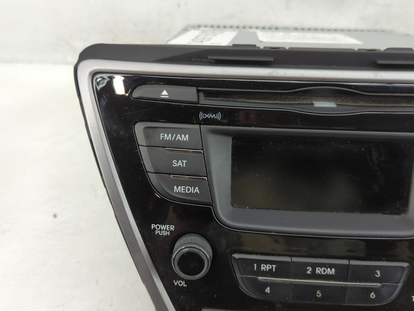 2013 Hyundai Elantra Radio AM FM Cd Player Receiver Replacement P/N:96170-3X155RA5 Fits OEM Used Auto Parts - Oemusedautopar