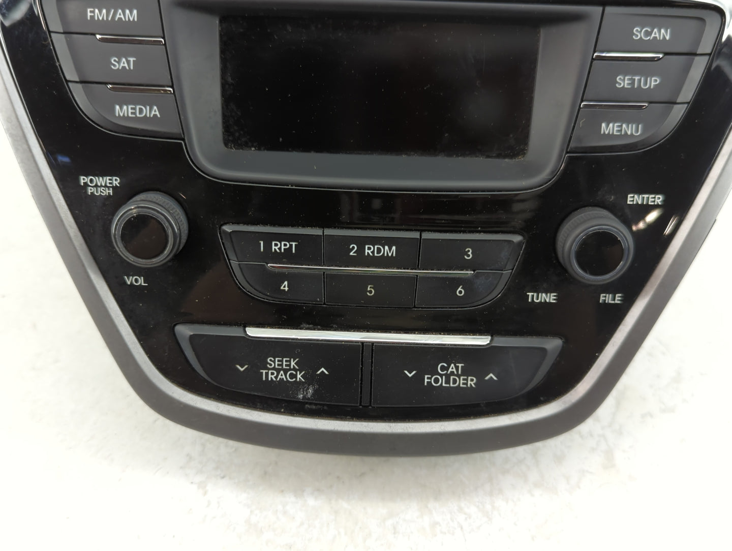2013 Hyundai Elantra Radio AM FM Cd Player Receiver Replacement P/N:96170-3X155RA5 Fits OEM Used Auto Parts - Oemusedautopar