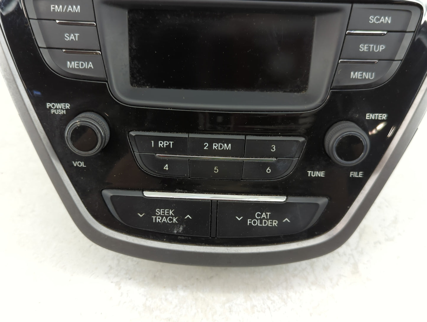 2013 Hyundai Elantra Radio AM FM Cd Player Receiver Replacement P/N:96170-3X155RA5 Fits OEM Used Auto Parts - Oemusedautopar