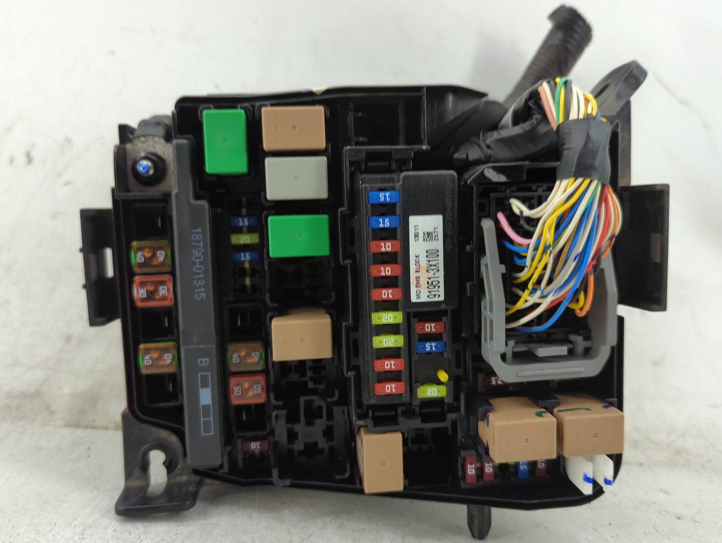 2011-2013 Hyundai Elantra Fusebox Fuse Box Panel Relay Module P/N:91951-3X100 Fits Fits 2011 2012 2013 OEM Used Auto Parts -