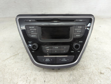 2013 Hyundai Elantra Radio AM FM Cd Player Receiver Replacement P/N:961703X155RA5 AM180MDANRA5 Fits OEM Used Auto Parts - Oe