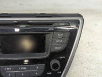 2013 Hyundai Elantra Radio AM FM Cd Player Receiver Replacement P/N:961703X155RA5 AM180MDANRA5 Fits OEM Used Auto Parts - Oe