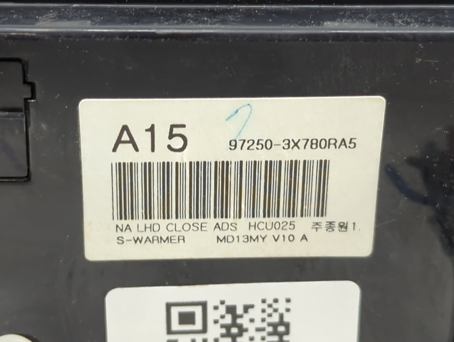 2013 Hyundai Elantra Climate Control Module Temperature AC/Heater Replacement P/N:97250-3X780RA5 Fits OEM Used Auto Parts - 