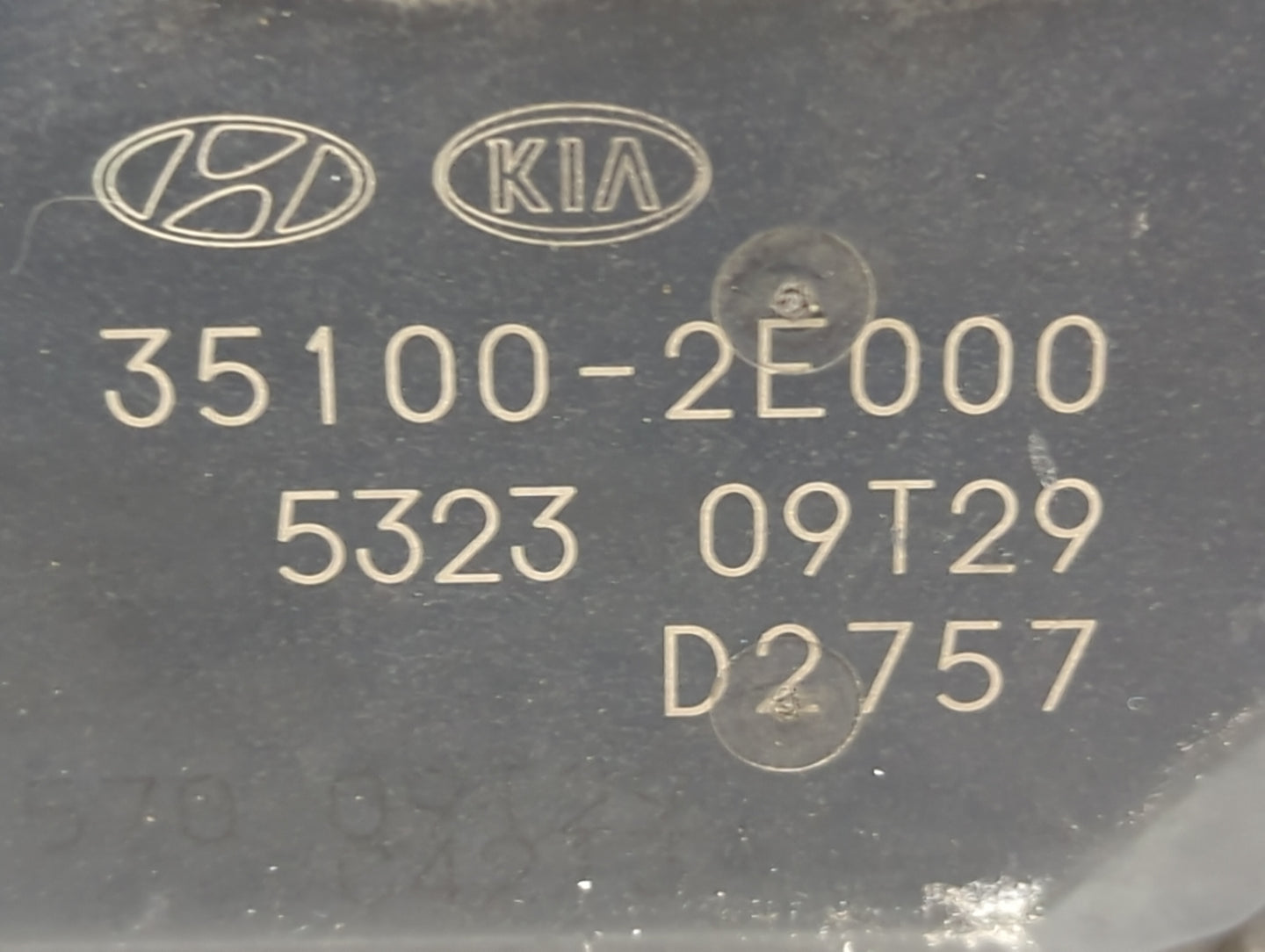 2011-2020 Hyundai Elantra Throttle Body P/N:35100-2E000 12671379AA Fits OEM Used Auto Parts - Oemusedautoparts1.com