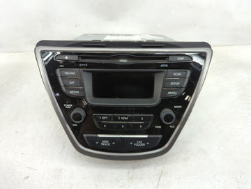 2013 Hyundai Elantra Radio AM FM Cd Player Receiver Replacement P/N:96170-3X155RA5 AM180MDANRA5 Fits OEM Used Auto Parts - O