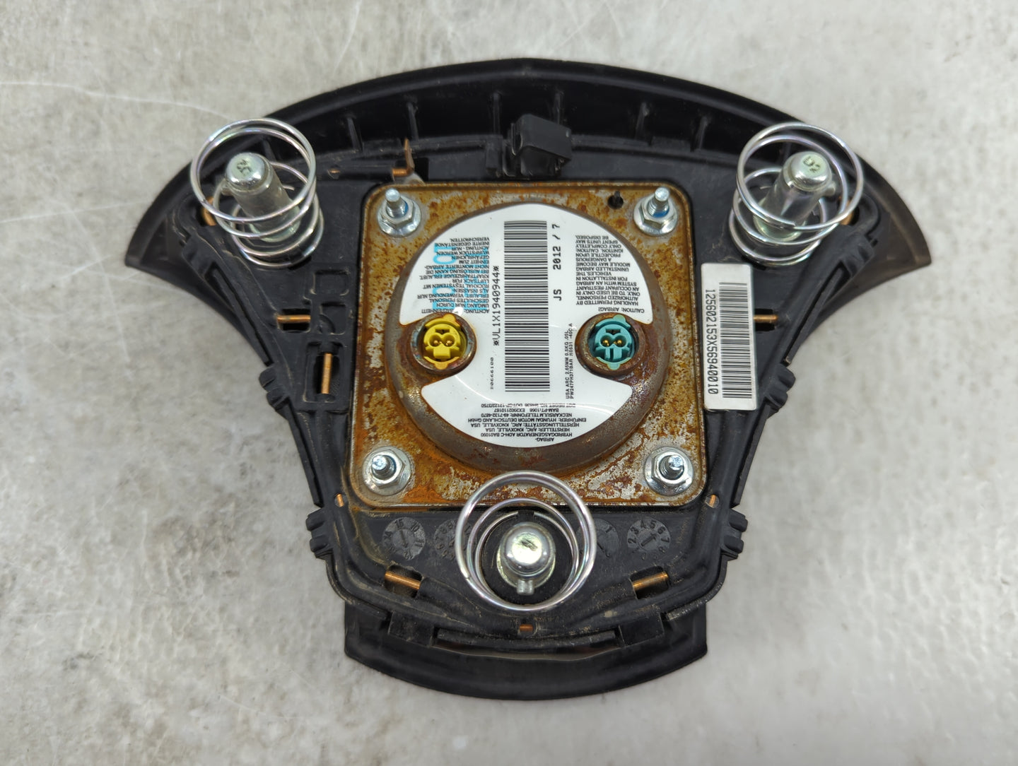 2013 Hyundai Elantra Air Bag Driver Left Steering Wheel Mounted P/N:569400-A5000 Fits OEM Used Auto Parts - Oemusedautoparts
