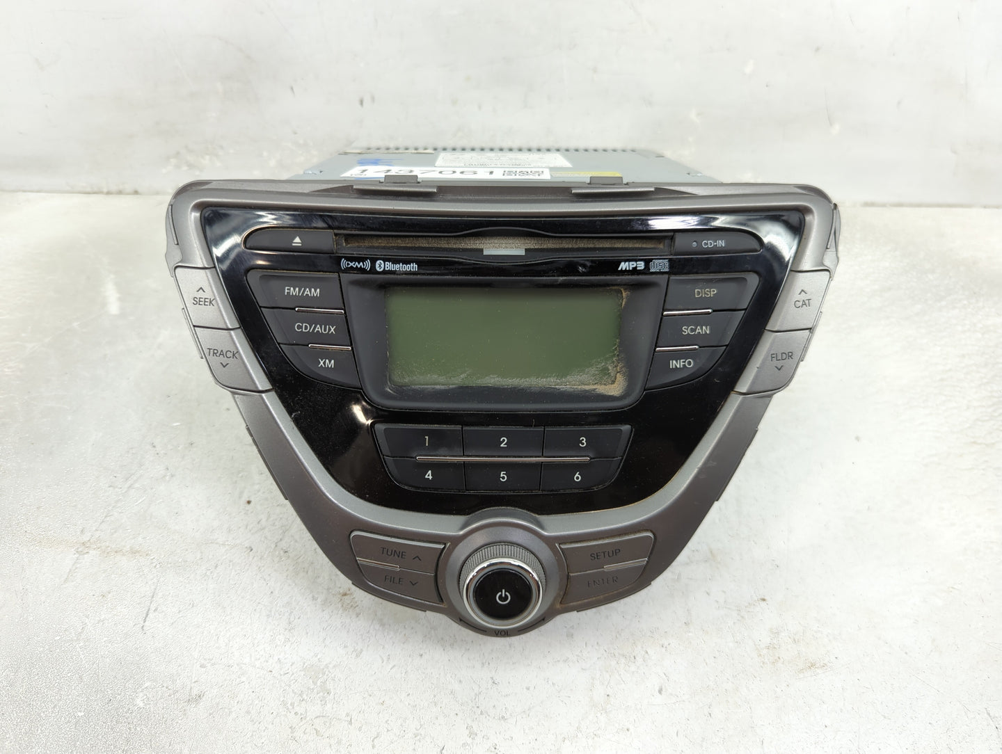 2011-2013 Hyundai Elantra Radio AM FM Cd Player Receiver Replacement P/N:961703X161RA5 PA-710MDLSBRA5 Fits Fits 2011 2012 20