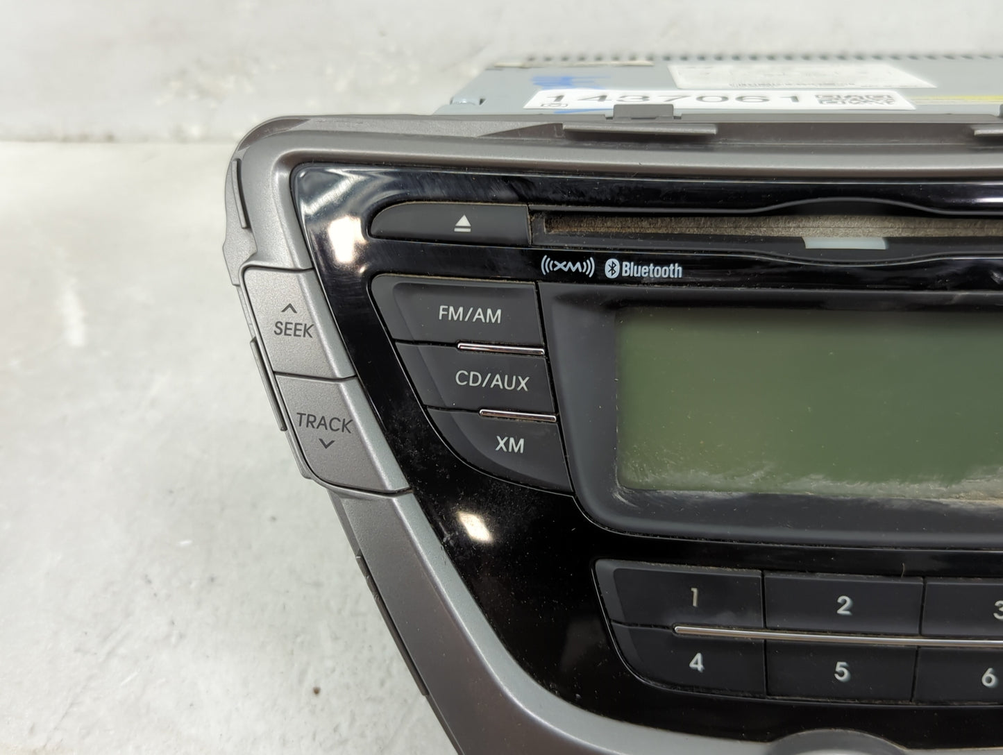 2011-2013 Hyundai Elantra Radio AM FM Cd Player Receiver Replacement P/N:961703X161RA5 PA-710MDLSBRA5 Fits Fits 2011 2012 20