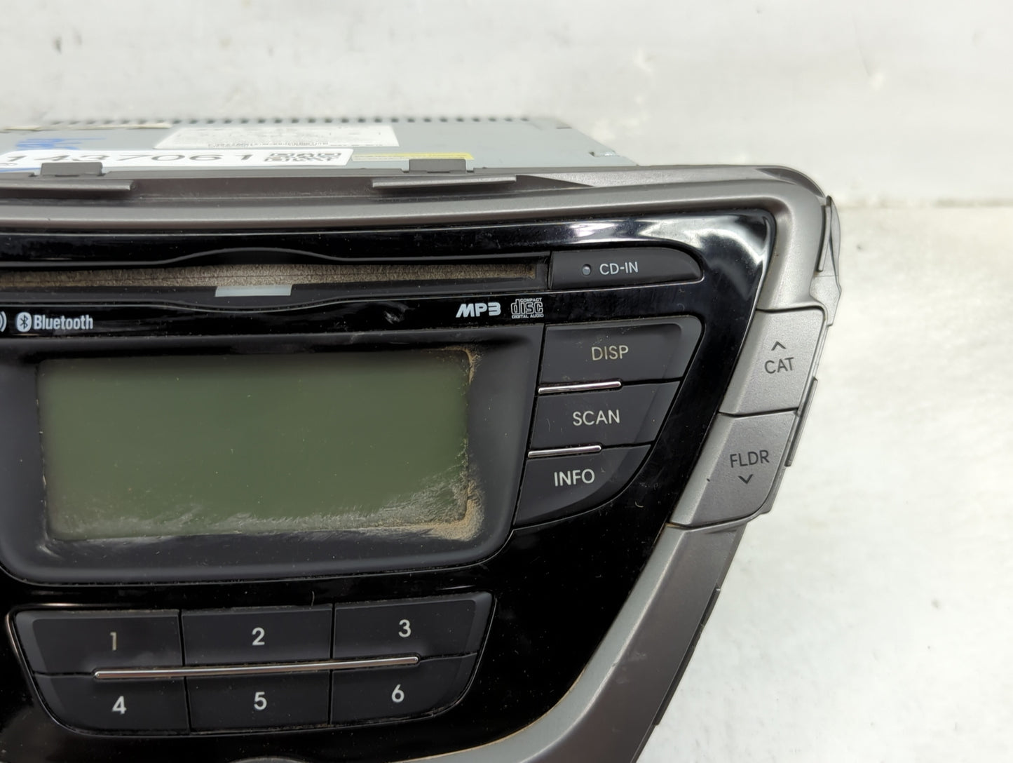 2011-2013 Hyundai Elantra Radio AM FM Cd Player Receiver Replacement P/N:961703X161RA5 PA-710MDLSBRA5 Fits Fits 2011 2012 20