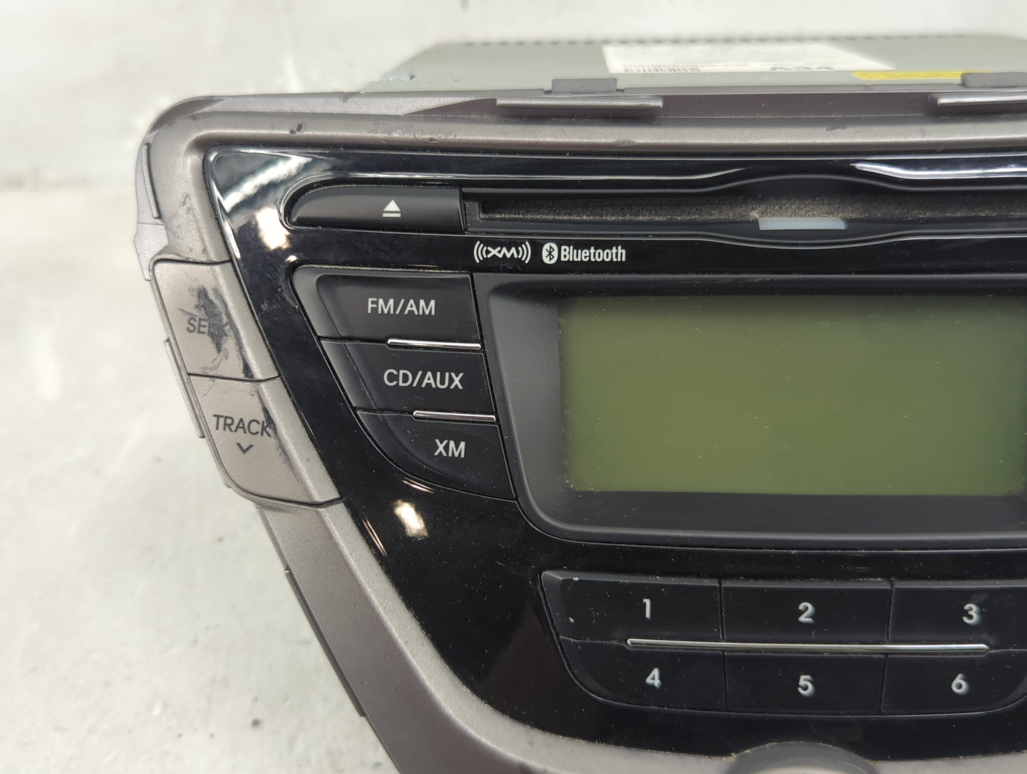 2013 Hyundai Elantra Radio AM FM Cd Player Receiver Replacement P/N:96170-3X161RA5 PA-710MDLSBRA5 Fits OEM Used Auto Parts -