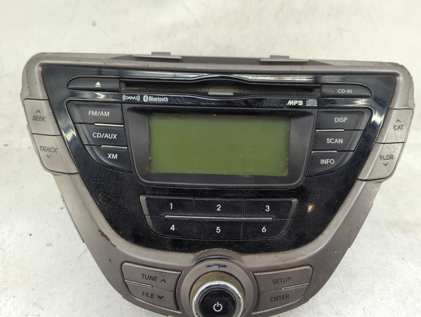 2011-2013 Hyundai Elantra Radio AM FM Cd Player Receiver Replacement P/N:96170-3X161RA5 Fits Fits 2011 2012 2013 OEM Used Au