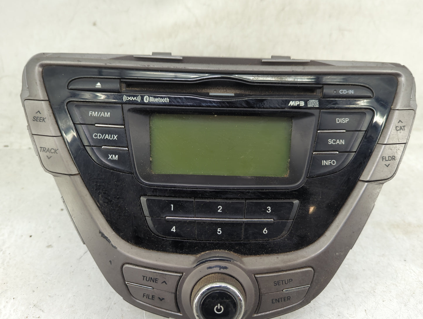 2011-2013 Hyundai Elantra Radio AM FM Cd Player Receiver Replacement P/N:96170-3X161RA5 Fits Fits 2011 2012 2013 OEM Used Au
