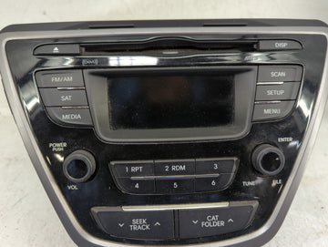2013 Hyundai Elantra Radio AM FM Cd Player Receiver Replacement P/N:96170-3X155RA5 AM180MDANRA5 Fits OEM Used Auto Parts - O