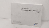 2013 Hyundai Elantra Owners Manual Book Guide OEM Used Auto Parts - Oemusedautoparts1.com
