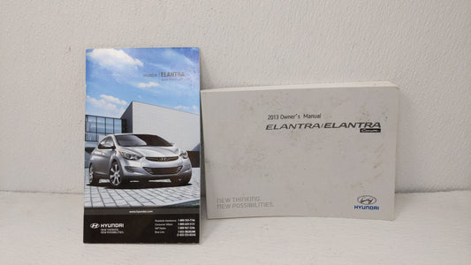 2013 Hyundai Elantra Owners Manual Book Guide OEM Used Auto Parts