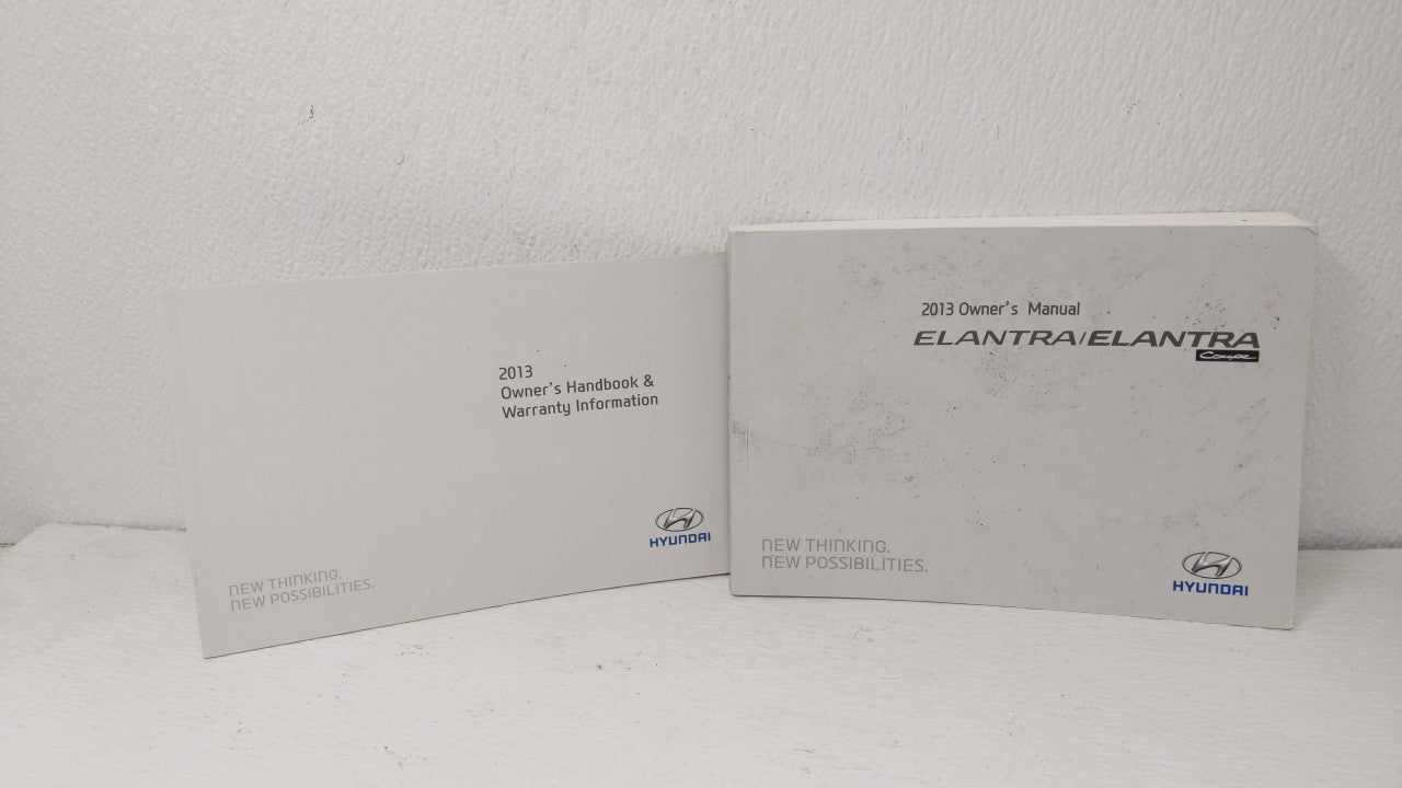 2013 Hyundai Elantra Owners Manual Book Guide OEM Used Auto Parts - Oemusedautoparts1.com