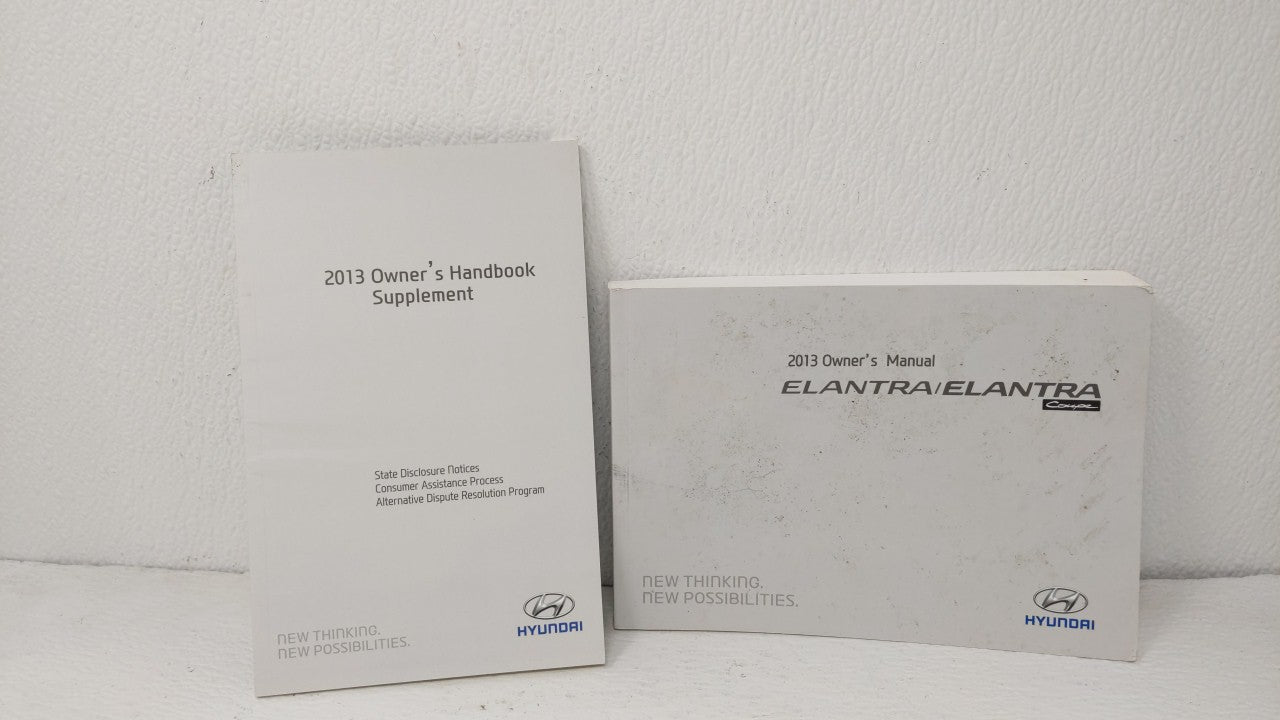 2013 Hyundai Elantra Owners Manual Book Guide OEM Used Auto Parts - Oemusedautoparts1.com