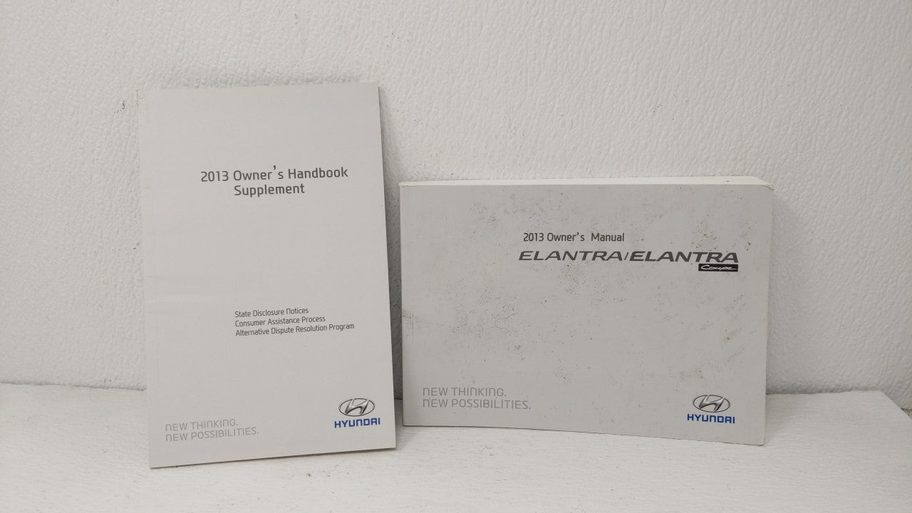 2013 Hyundai Elantra Owners Manual Book Guide OEM Used Auto Parts - Oemusedautoparts1.com
