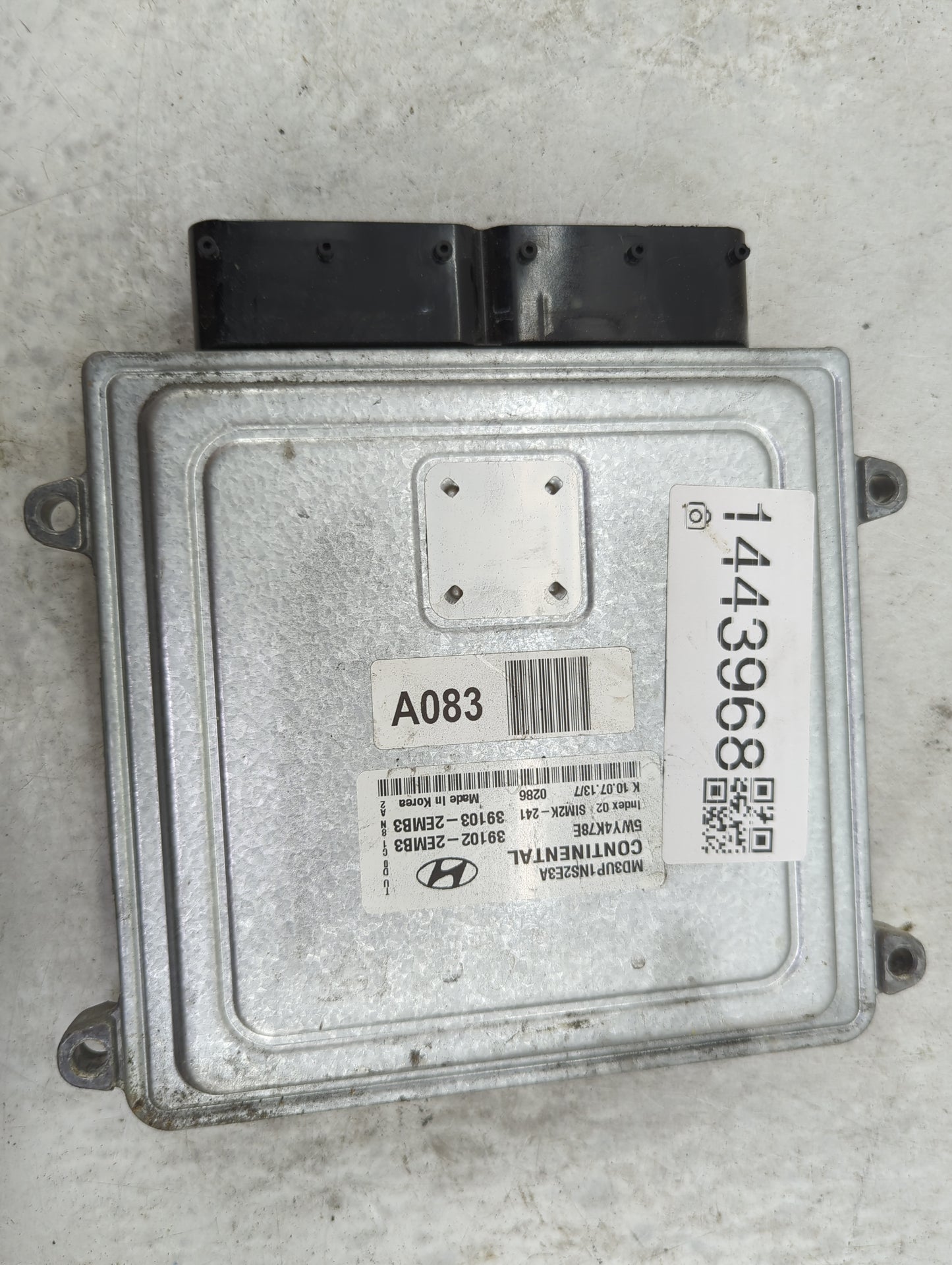 2011-2013 Hyundai Elantra PCM Engine Control Computer ECU ECM PCU OEM P/N:MD3UP1NS2E3A 5WY4K78E Fits Fits 2011 2012 2013 OEM
