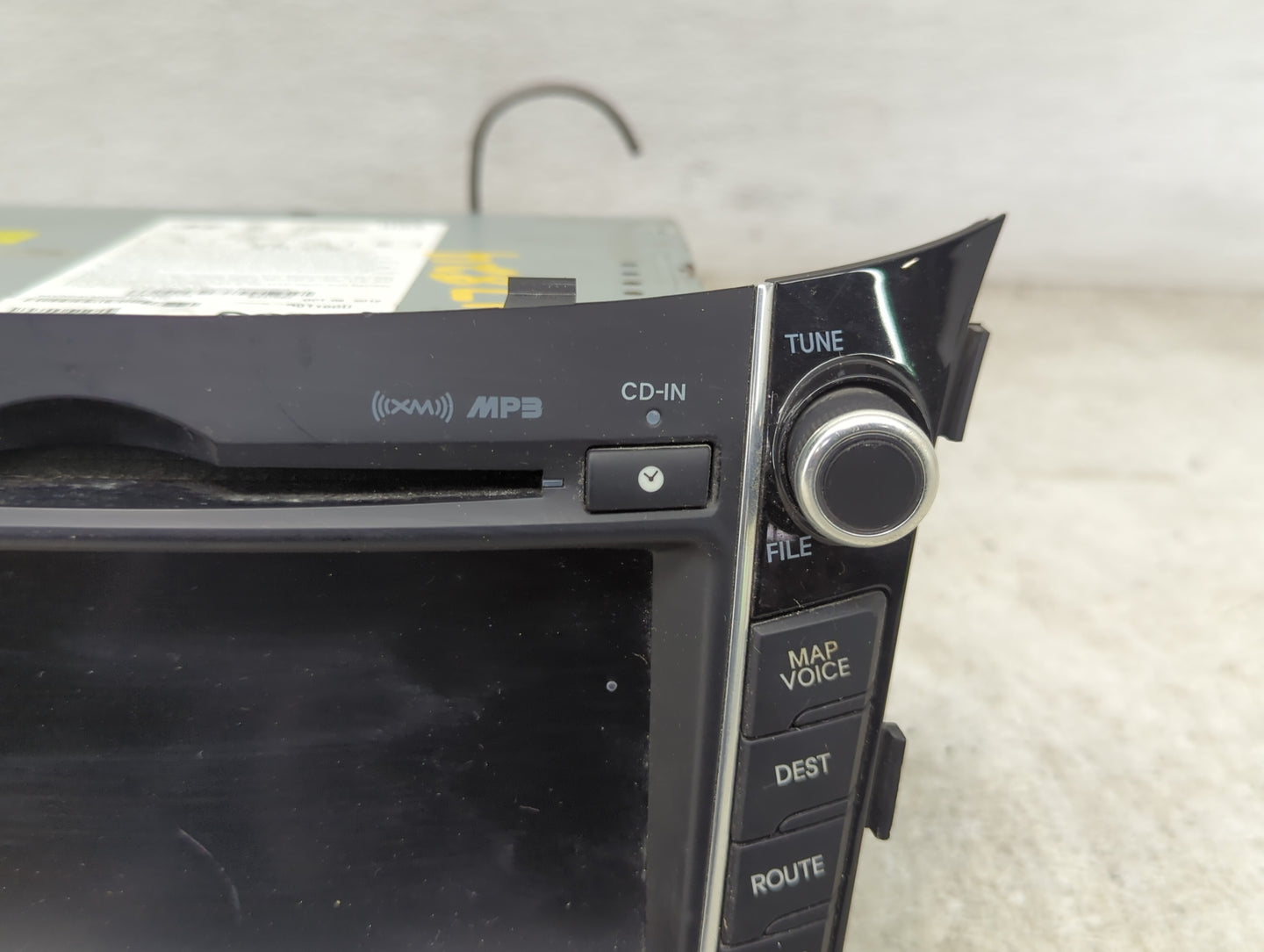 2013 Hyundai Elantra Radio AM FM Cd Player Receiver Replacement P/N:96560-A5110GU AV140A5AN,GU Fits OEM Used Auto Parts - Oe