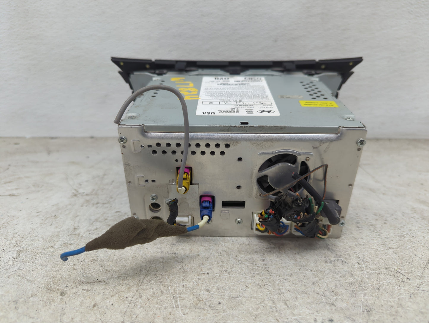 2013 Hyundai Elantra Radio AM FM Cd Player Receiver Replacement P/N:96560-A5110GU AV140A5AN,GU Fits OEM Used Auto Parts - Oe