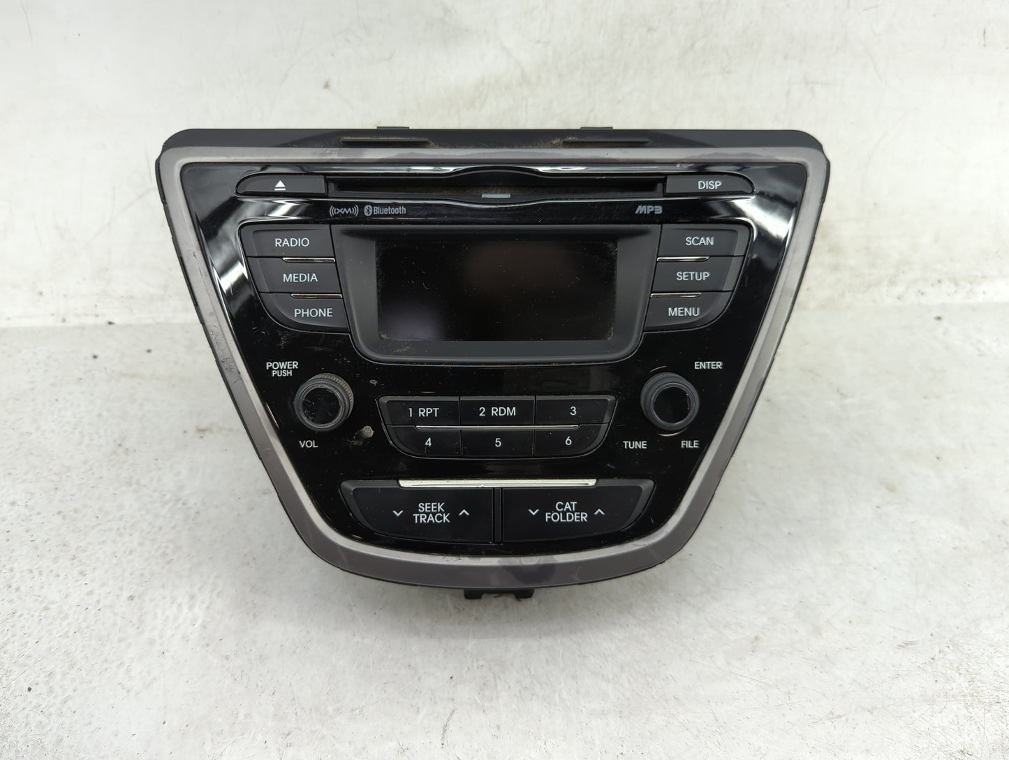 2013 Hyundai Elantra Radio AM FM Cd Player Receiver Replacement P/N:961703X165RA5 AM1B0MDANRA5 Fits OEM Used Auto Parts - Oe