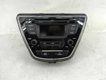 2013 Hyundai Elantra Radio AM FM Cd Player Receiver Replacement P/N:961703X165RA5 AM1B0MDANRA5 Fits OEM Used Auto Parts - Oe