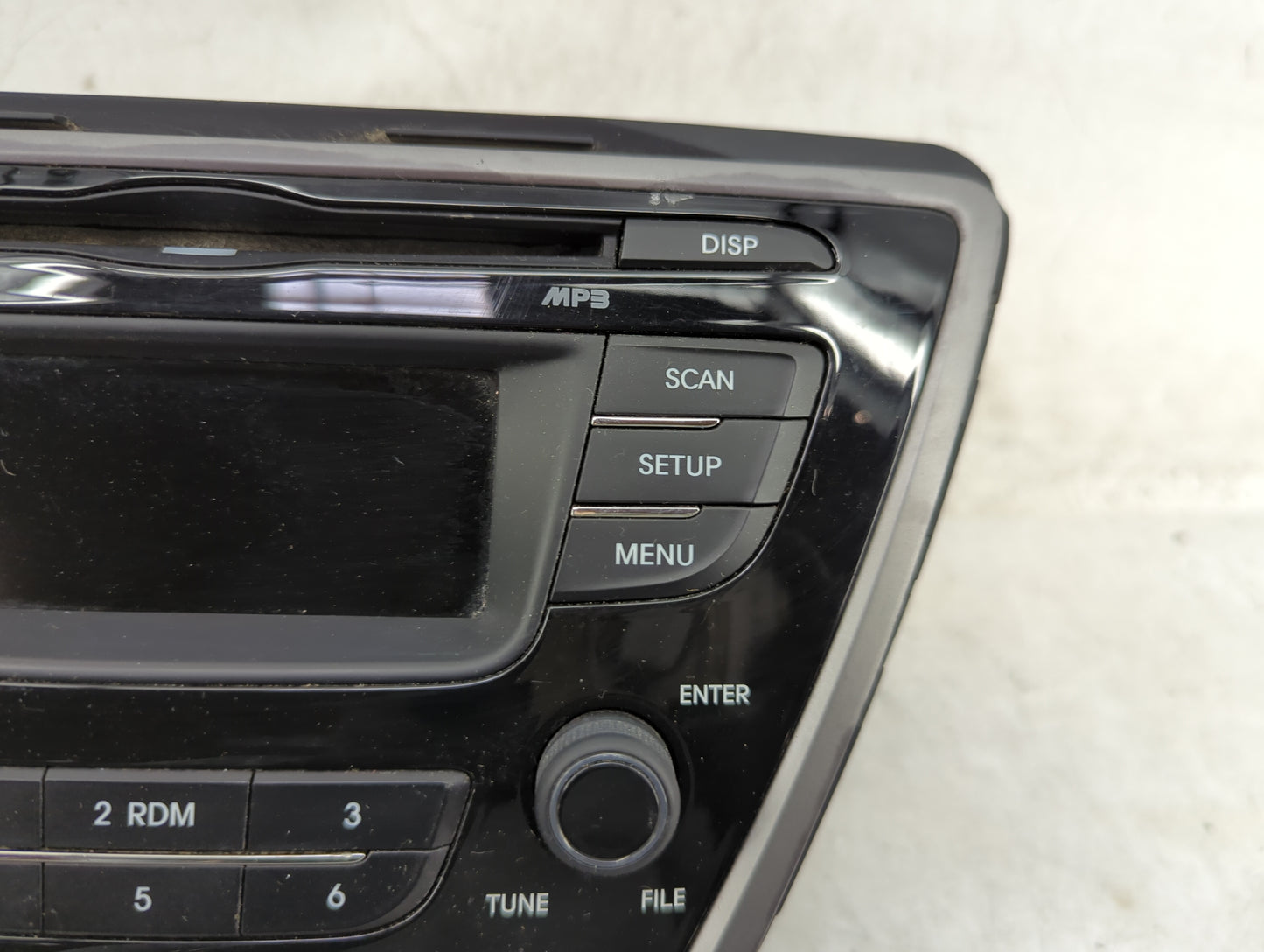 2013 Hyundai Elantra Radio AM FM Cd Player Receiver Replacement P/N:961703X165RA5 AM1B0MDANRA5 Fits OEM Used Auto Parts - Oe