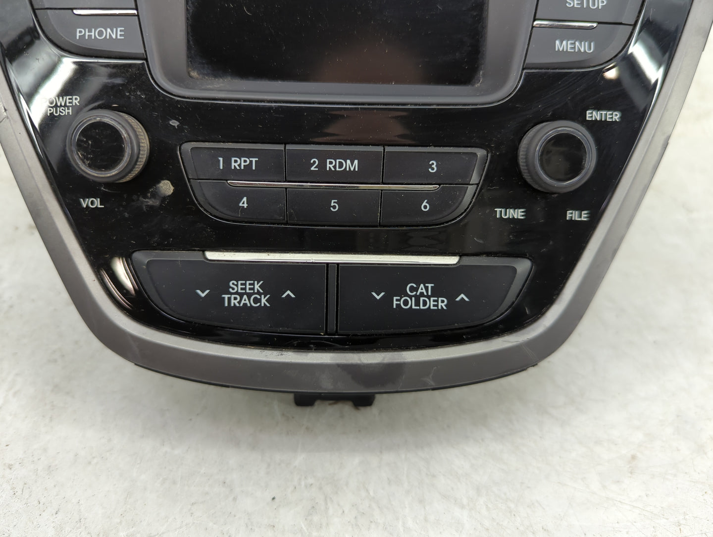 2013 Hyundai Elantra Radio AM FM Cd Player Receiver Replacement P/N:961703X165RA5 AM1B0MDANRA5 Fits OEM Used Auto Parts - Oe