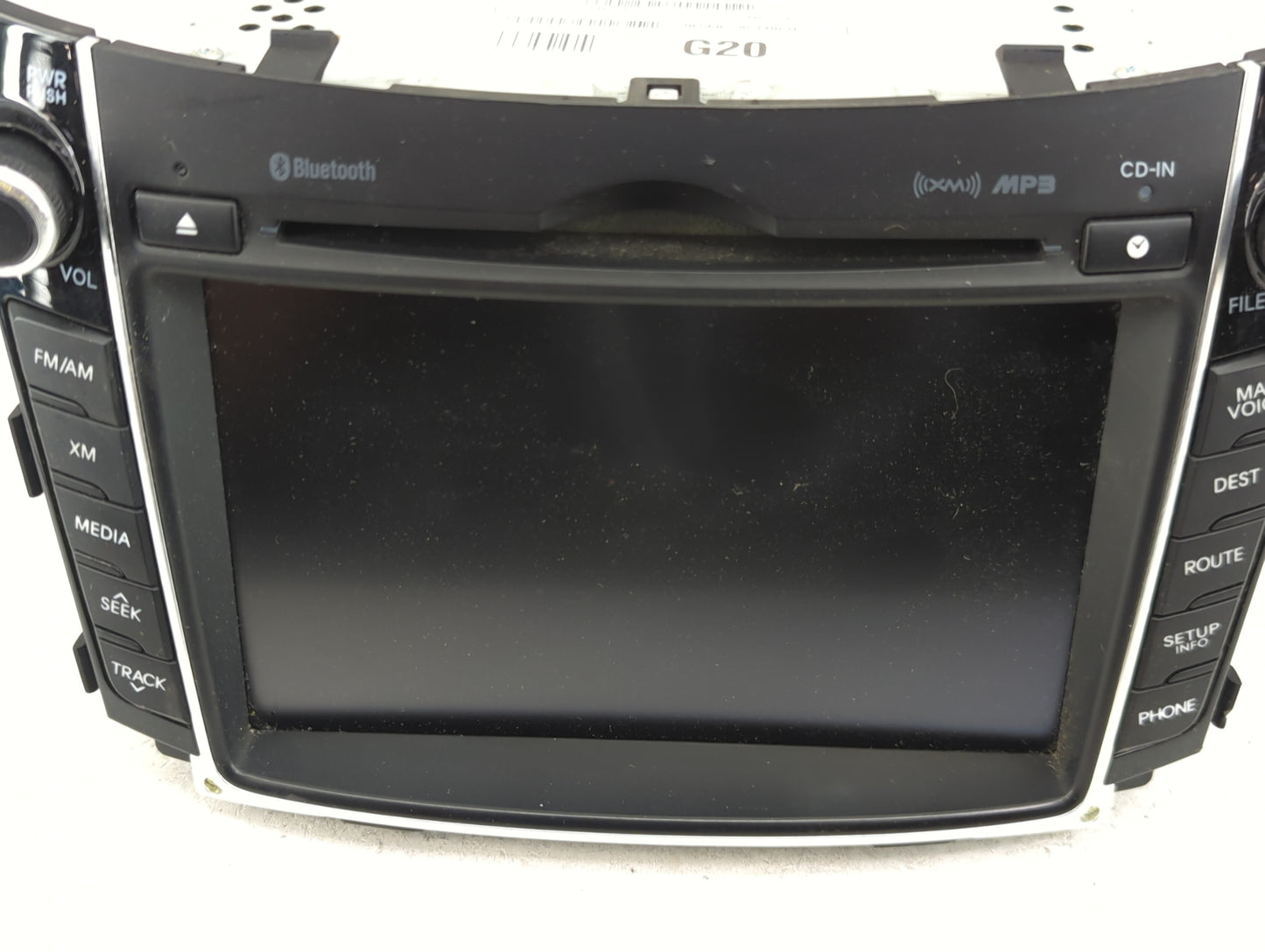 2013 Hyundai Elantra Radio AM FM Cd Player Receiver Replacement P/N:96560A5110GU AV140A5AN Fits OEM Used Auto Parts - Oemuse