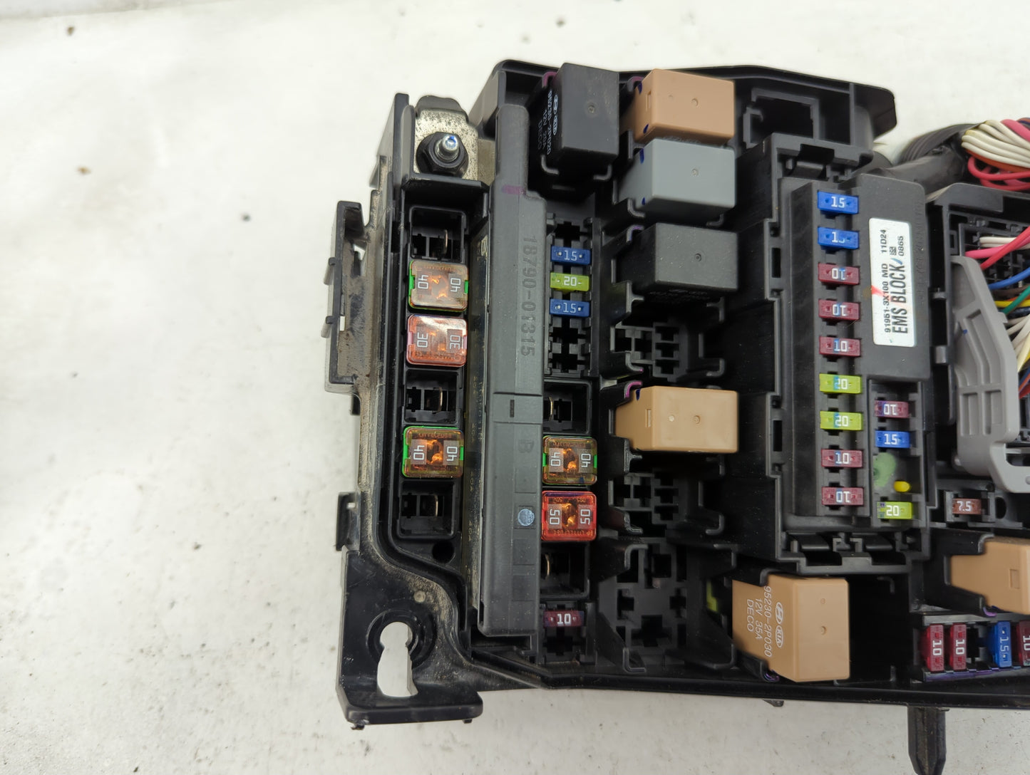 2011-2013 Hyundai Elantra Fusebox Fuse Box Panel Relay Module P/N:91950-3X510 91951-3X700, 18790-0I315 Fits Fits 2011 2012 2